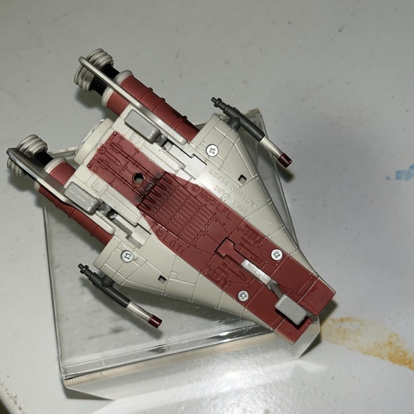 Vintage 1995 STAR WARS Action Fleet MICRO MACHINES  A-WING STARFIGHTER - Picture 6 of 7